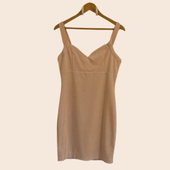 Guess Pastel Pink Bodycon Mini Dress Size Large - Picture 1 of 15